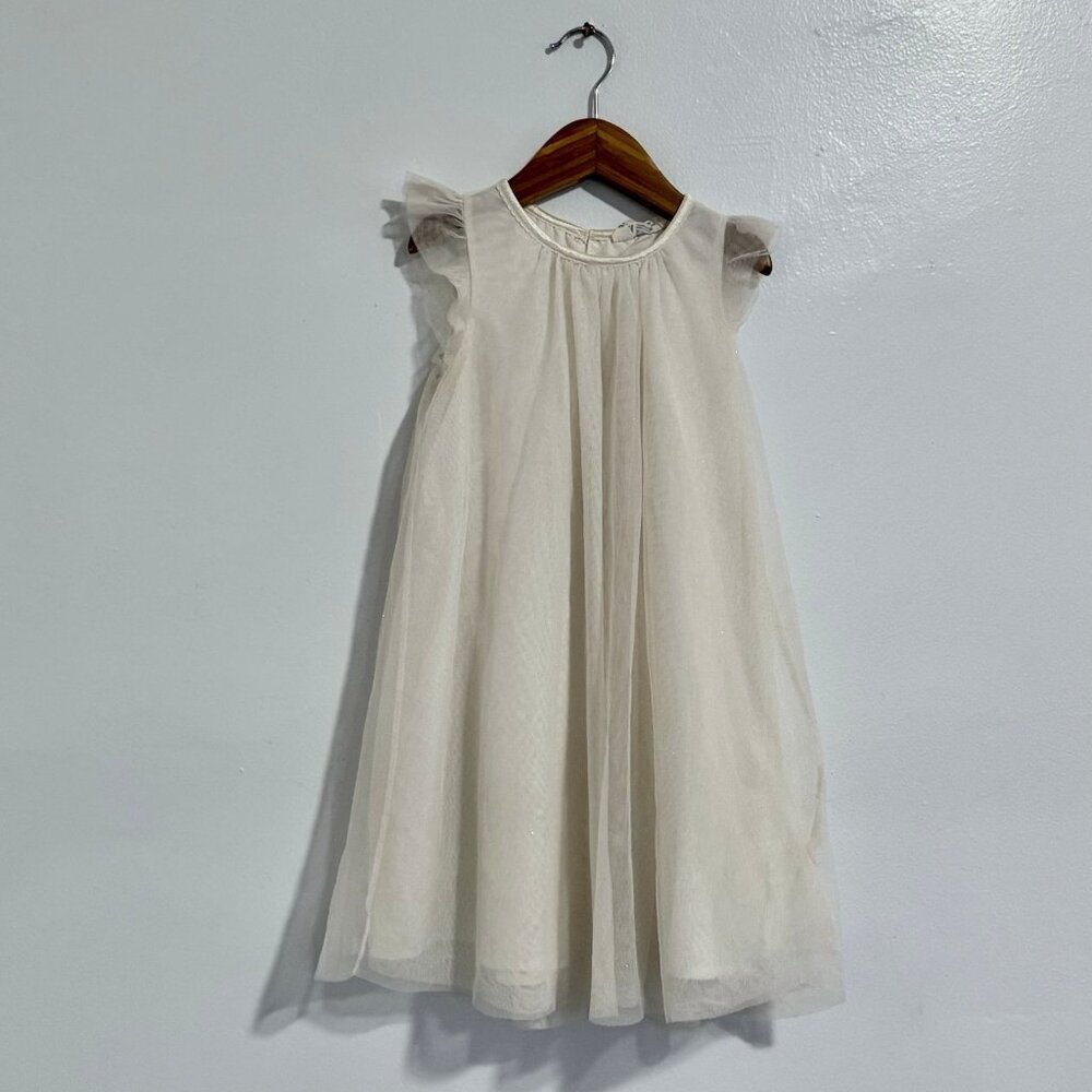 H&M White Sparkle Tulle Dress